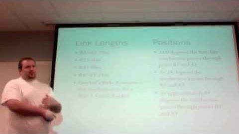 Team 6: Presentation on Kinematic Design of Four Bar and Slider Crank Mechanisms