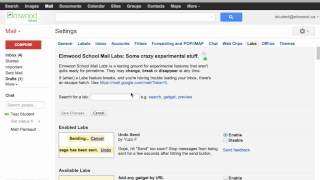 Gmail: setting themes, signature, and labs