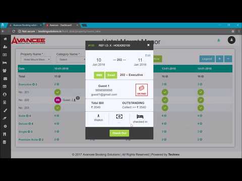 Avancee Booking Solution video