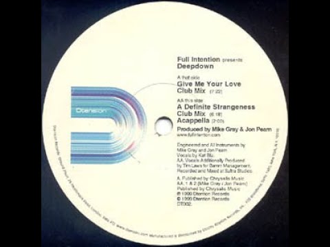 Deep Down — Full Intention Present Deep Down – Give Me Your Love (Full Intention Vocal Mix)