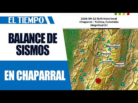 Geological Service reports thousands of reports due to seismic activity in Chaparral, Tolima