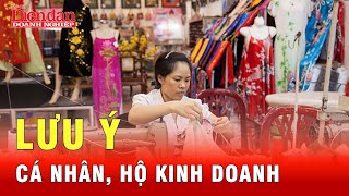 Information Cá nhân, hộ kinh doanh cần lưu ý gì nếu doanh thu dưới 500 triệu đồng/năm | Tin tức 24h Guide