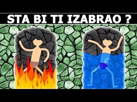 STA BI STE VI IZABRALI DA BI STE PREZIVELI! NAJTEZI VIDEO TEST !