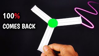 How To Make Boomerang - 100% Comes Back