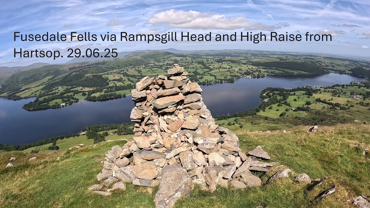 Fusedale Fells via Rampsgill Head and High Raise from Hartsop - The Lake District - 29.06.25