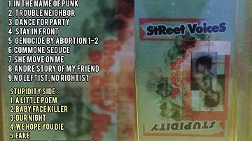 Split Album Street Voices - Stupidity "The Story Of Our Live"Movement Record 2002