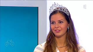 Alexane Dubourg, miss Normandie 2017, dans 9h50 le matin