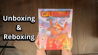 CATastrophe: a game of 9 lives - Board Game Unboxing and Reboxing - What's in the Box?
