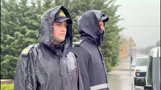 Yağışlı Hava Şəraitində Polis Xidmətini Davam Etdirir