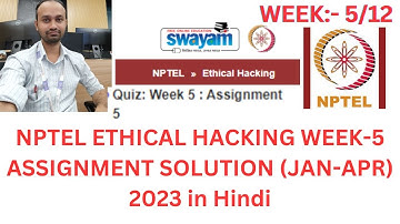 NPTEL ETHICAL HACKING WEEK-5 ASSIGNMENT SOLUTION  (JAN-APR) 2023 in Hindi