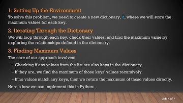 How to Find the Maximum Value for Keys in a Nested Dictionary of Lists