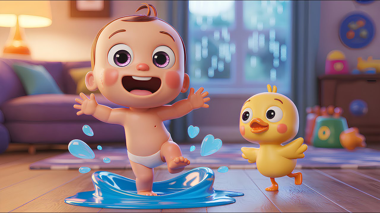 Rainy Day Dance Party 🌧️🕺 | Fun Movement Song for Kids & Toddlers | Melody Kids