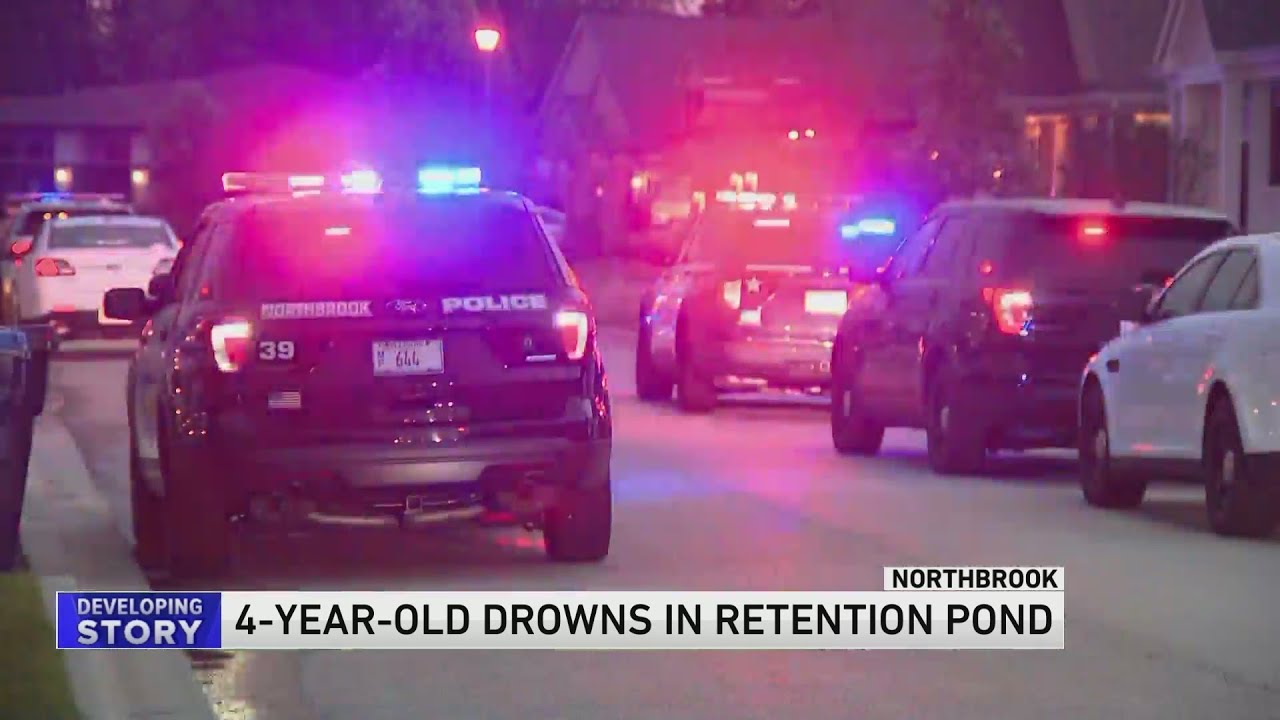 4yearold boy drowns in Northbrook retention pond YouTube