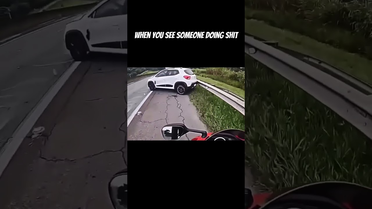 Biker Furious After Crash and Kicks Car Window! 🚨🏍️💥