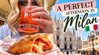 Viral panzerotti and the duamo during fashion week 