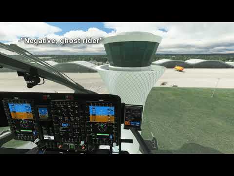 NEGATIVE, YOU CAN'T LAND INSIDE THE HANGAR