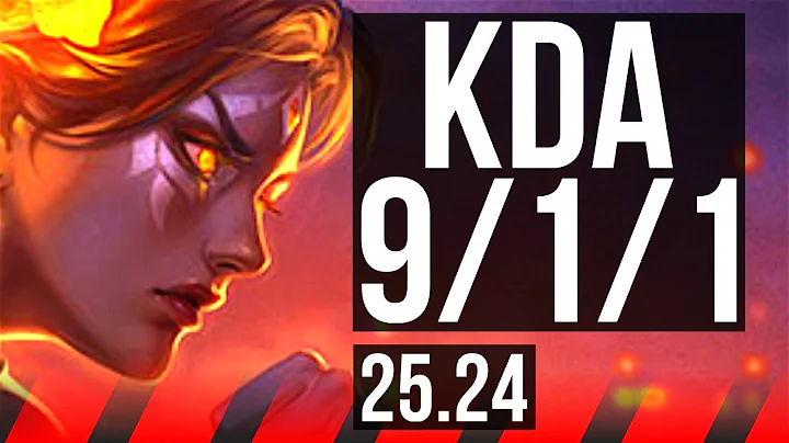 NIDALEE vs AMBESSA (TOP) | Grasp Of The Undying, Good KDA: 9/1/1 | KR Challenger | 25.24