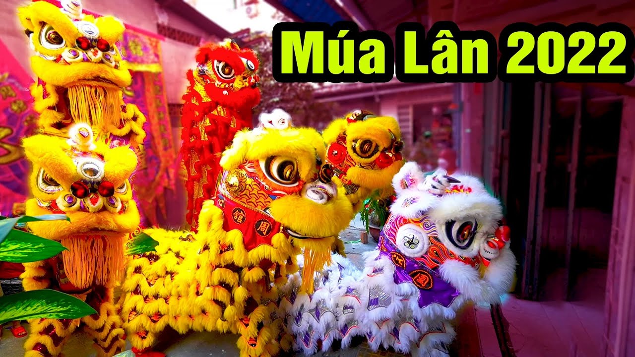 Múa Lân 2022 Cực Đẹp / LSR Tâm Hoa Đường Khai Quang Điểm Nhãn Lân Sư Rông