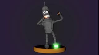 CINEMA 4D: ROBOT BENDER FUTURAMA