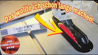 Zero Clearance Insert für Tischkreissäge Dewalt DWE 7492 | Der Vorrichtungsbauer