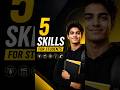 5 Skill For Students ! #graphicdesign #top5 #skills #canva #videoediting
