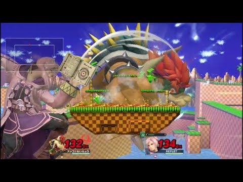 スマブラSP  キーラ配下女ルフレ　手前やられ