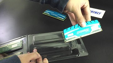 4 count Crucial ram memory module DDR3 plastic clamshell package