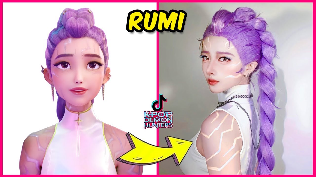 Охотники на демонов в стиле K-pop в реальной жизни (версия для TikTok) ~ Угадайте песню и кто тан...