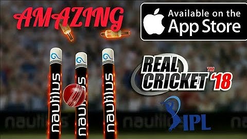 Real Cricket 18 iOS Officially Released - New IPL update included?