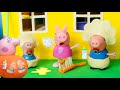 Peppa Pig Cuidando dos Novos Irmãozinhos Gêmeos! Em português