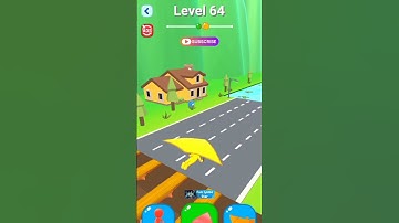 Shape shifting game level - 64 hyper casual game 🔥 #shapeshifting #funny #shorts