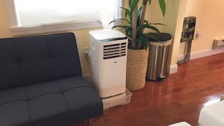 ARCTIC KING 8000 BTU PORTABLE AIR CONDITIONER CUSTOMER REVIEW AND DEMONSTRATION