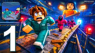 Squid Run Prison - Gameplay Walkthrough Part 1 - Squid Prison Run Escape Challenge (iOS, Android)