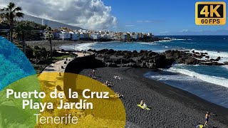 Tenerife - Puerto de la Cruz - Playa Jardín 🌳🌊🏝️