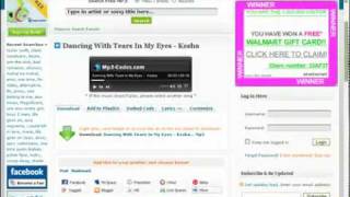 Mp3-codes.com (website screen cast)