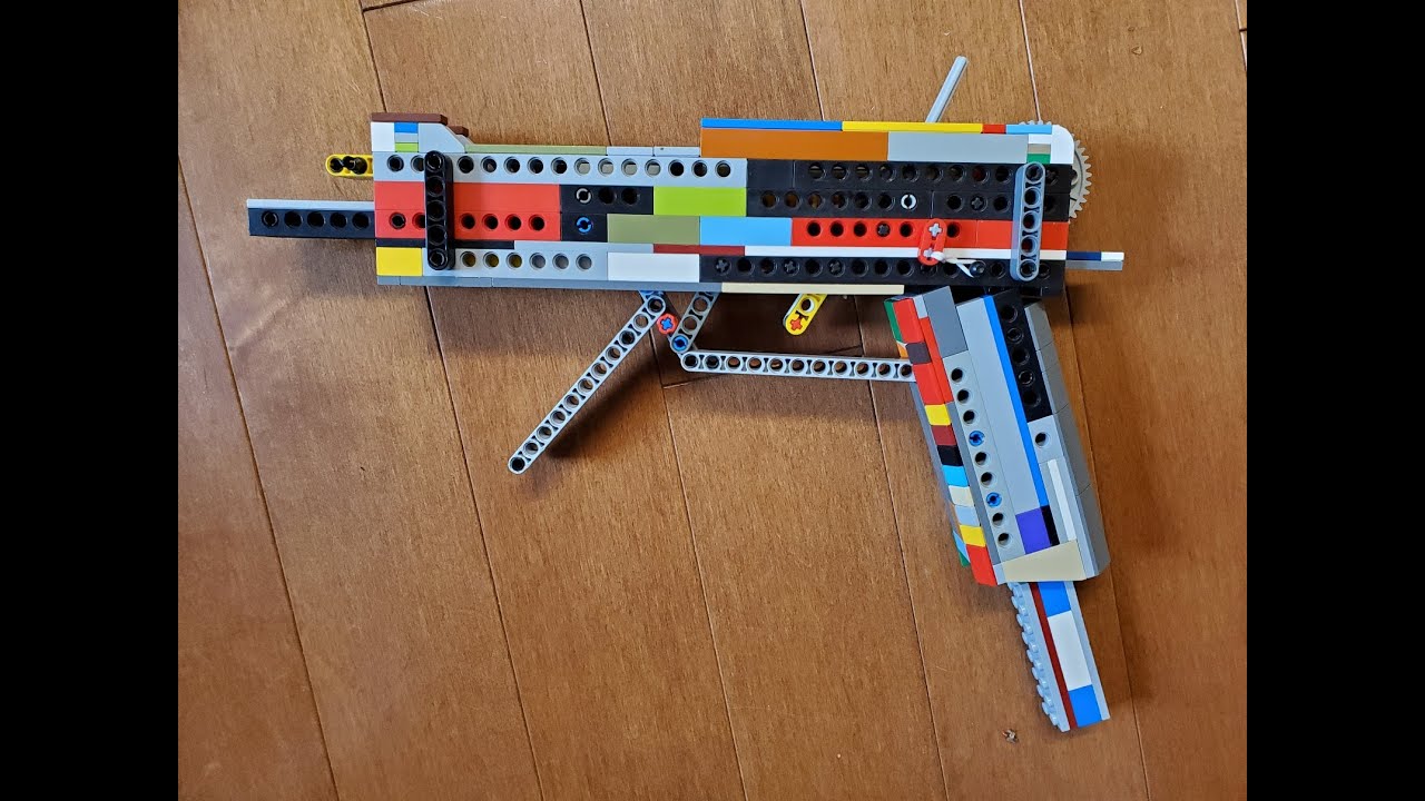 LEGO Working 3round burst BERRETA-93r! the only one on youtube.