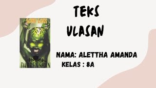 Mengulas Buku Tentang 'Lord Loss' // Tugas B.Indonesia Teks Ulasan // Alettha Amanda