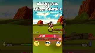 Akuma vs Raditz full boss insane combos &amp; power moves #streetfighter #dragonball  #retrogaming