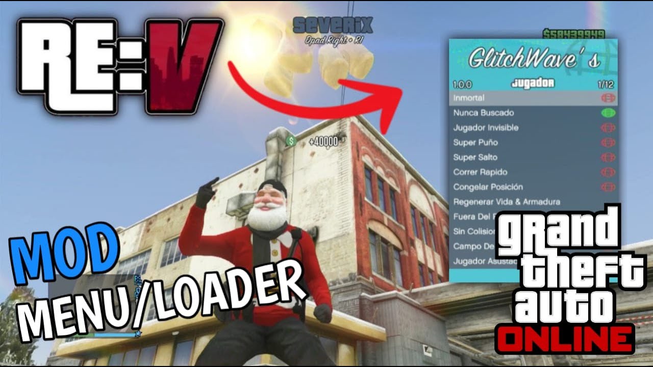 GTA RE:V PS3 MOD MENU/LOADER EN ESPAÑOL GlitchWaves BLES / BLUS / NPEB ...