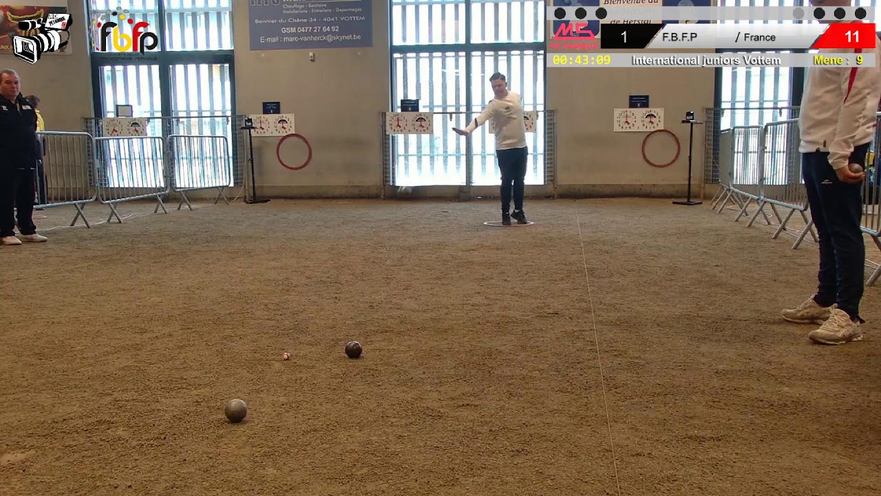 Miniature : Pétanque International Juniors Vottem, 4éme partie de poule