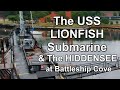 Exploring The USS LIONFISH Submarine And Soviet Missile Carrier HIDDENSEE At Battleship Cove!
