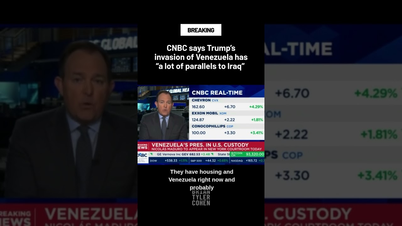 CNBC says Trump's invasion of Venezuela has "a lot of parallels to Iraq"