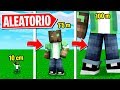 MINECRAFT pero CRECEMOS CADA 30 SEGUNDOS! 😂😱 MINECRAFT es ALEATORIO