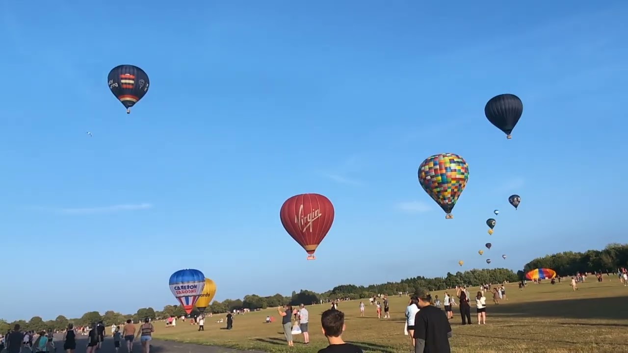 Bristol Balloon Fiesta Landing In Hengrove Park, 10 August 2025