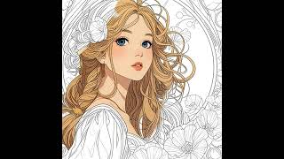 Details ART NOUVEAU BEAUTIES: An Adult Coloring Book for Relaxation and Stress Relief Update