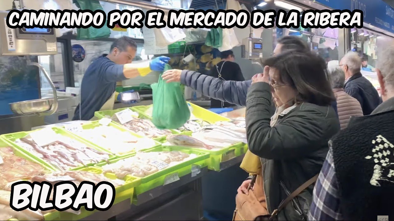 Caminando desde la Plaza Nueva hasta el Mercado de la Ribera. Bilbao Walk. 20 Diciembre 2022.
