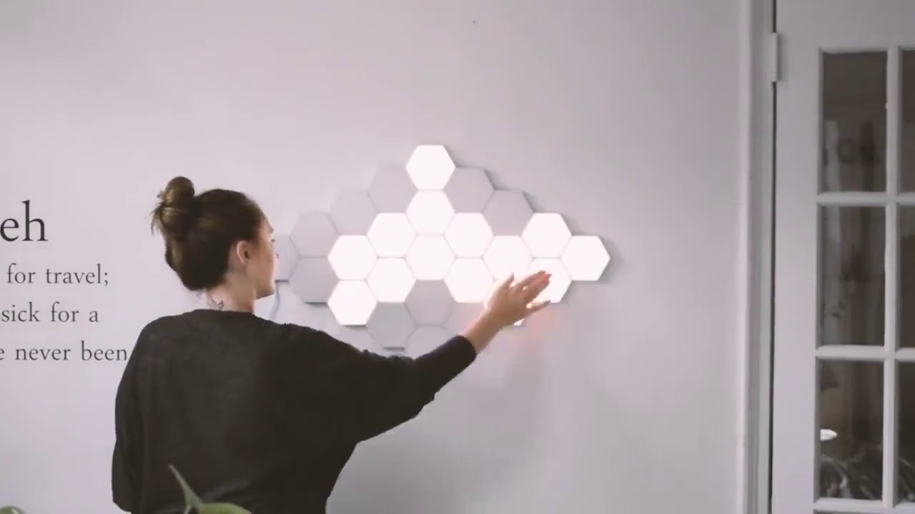 Nexus Reno & Decor's New Helios Touch LED Hexagonal Wall Sconce