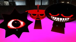 Nightmare Clurck , Jevinn And Mr.sun Sprunki Horror Sprunki Nextbot Gmod