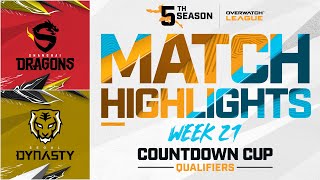 @ShanghaiDragons vs @SeoulDynasty | Countdown Cup Qualifiers Highlights | Week 21 Day 3