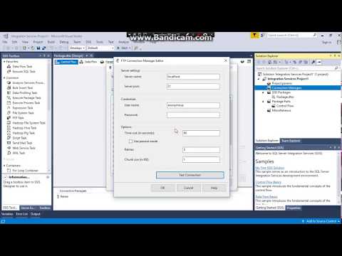 Script Task in SSIS for FTP Server
